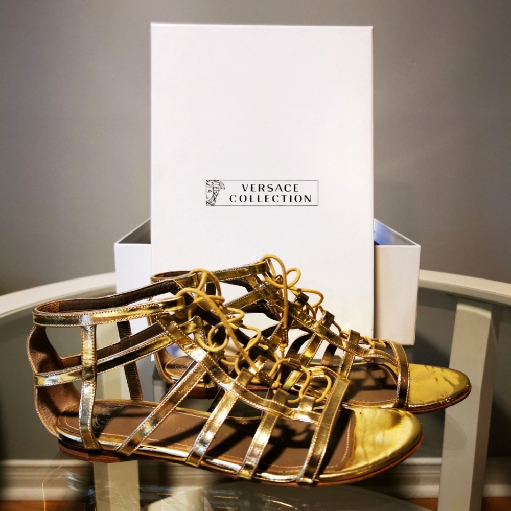 VERSACE Gladiator sandals